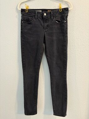 Pilcro and the Leatherpress Anthropologie Black Jeans (size 27)